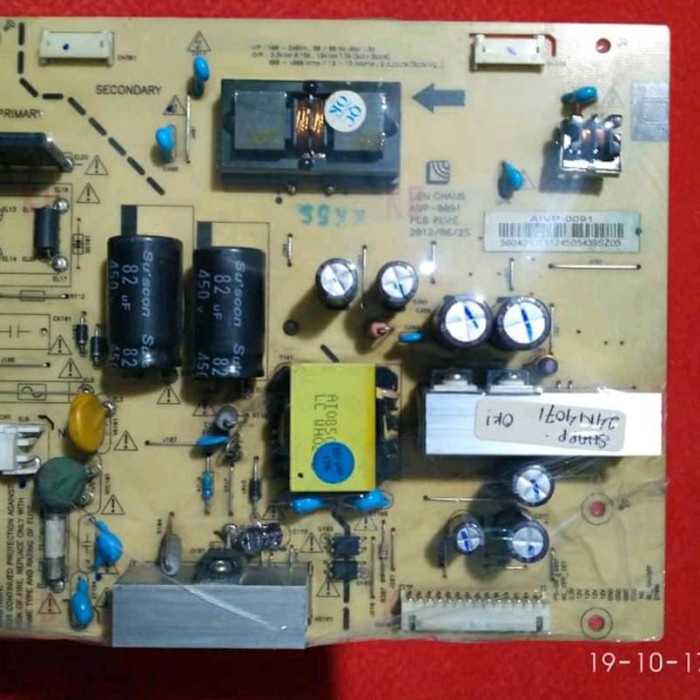 Psu - Power Supply - Regulator Tv Sharp LC-24N407 - 24N407