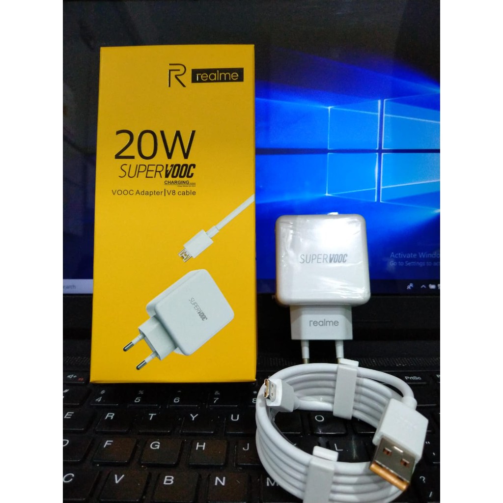 Charger Realme R15 Super VOOC VC54JAEH Usb MICRO 20 W super VOOC Realme Charger