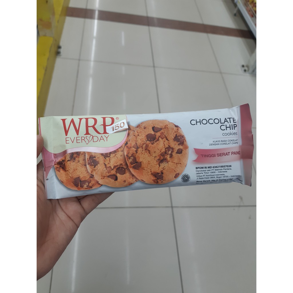 

[OVO-LACTO VEGETARIAN DETECTED] Chocolate Chip Cookies - Tinggi Serat Pangan