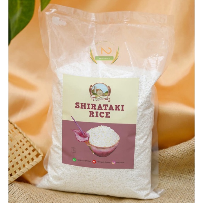 

978EqW Beras Shirataki Rice 1Kg - Beras Diet - Nature Eleven Shirataki Rice WQ0112