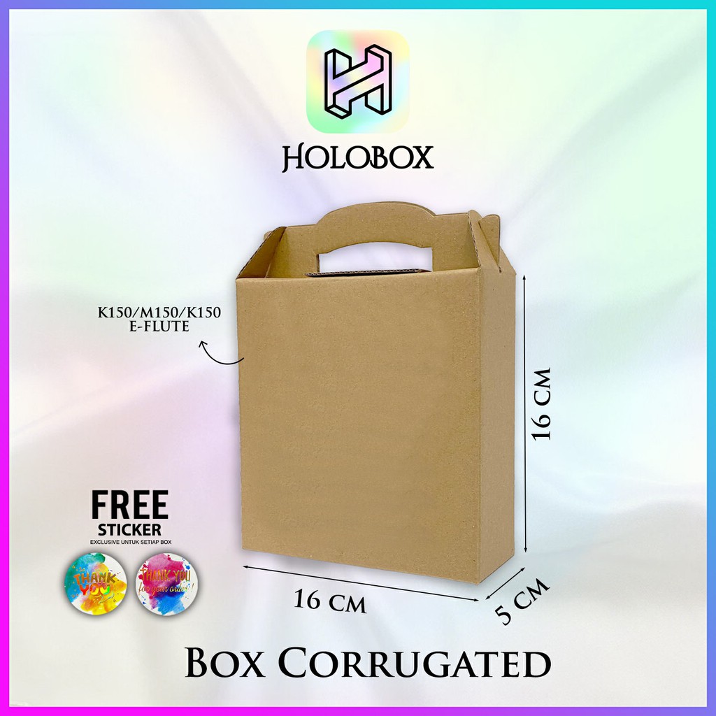 

Box/Dus/Kotak Aksesoris/Packaging/Corrugated Uk.16x16x5
