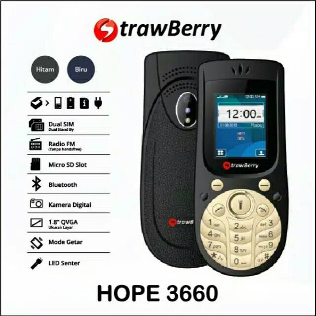 HP Strawberry hope 3660 st288 garansi resmi