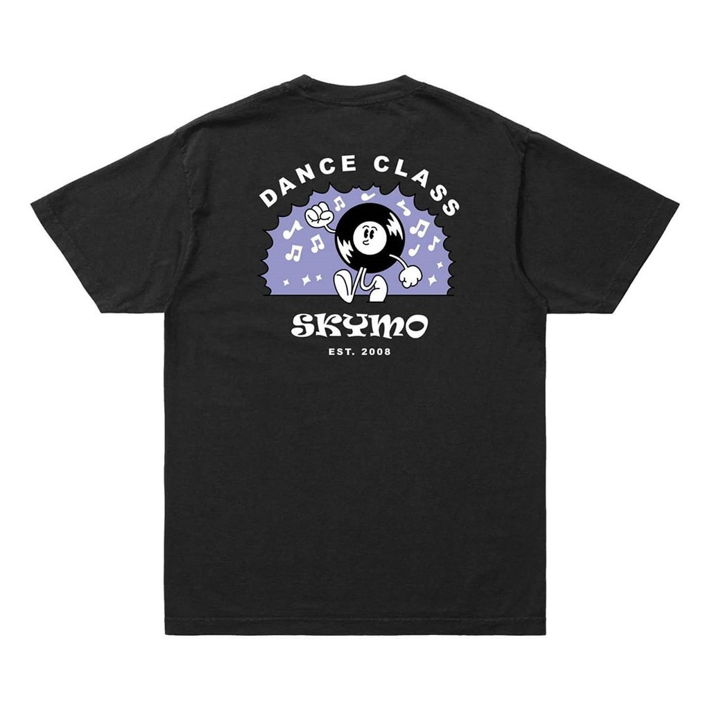 TSHIRT SKYMO DROP DOWN BLACK