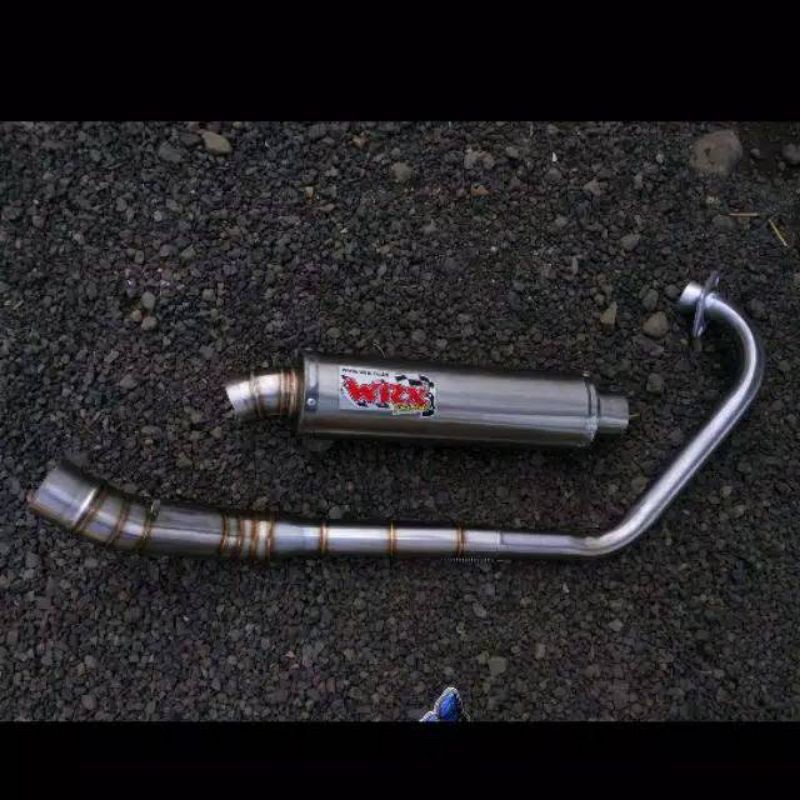 KNALPOT WRX (INLET 50) FU SONIC CBR TIGER VIXION MEGAPRO GL SCORPIO MX DLL