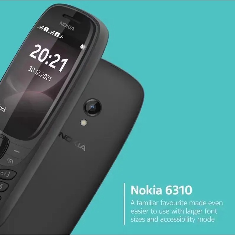 HP nokia 6310 2021 ponsel baru dual sim murah dengan garansi