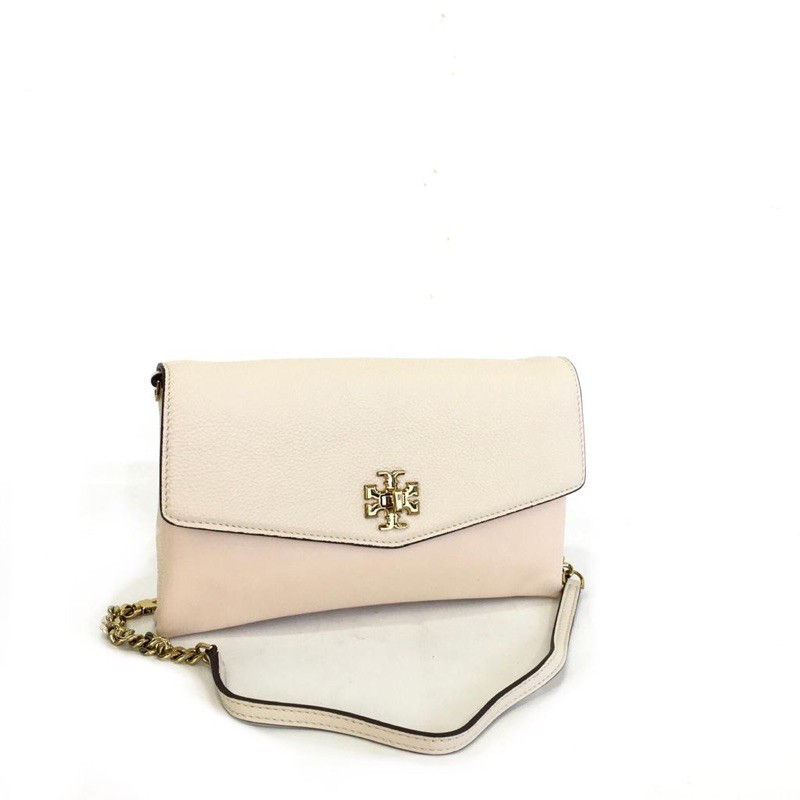 TB Kira Mixed-Materials Clutch