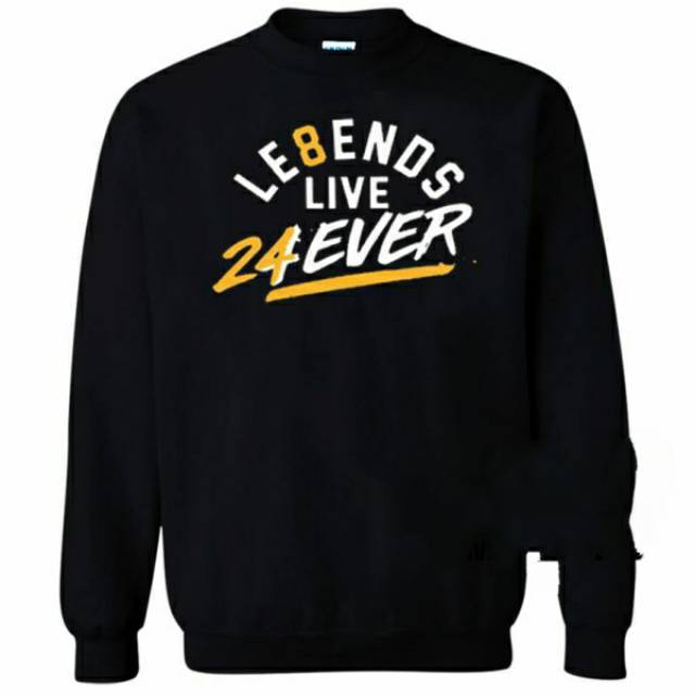 JAKET SWEATER NON KUPLUK KOBE BRYANT NBA LEGEND LIVE 24 EVER FLEECE SWEATER