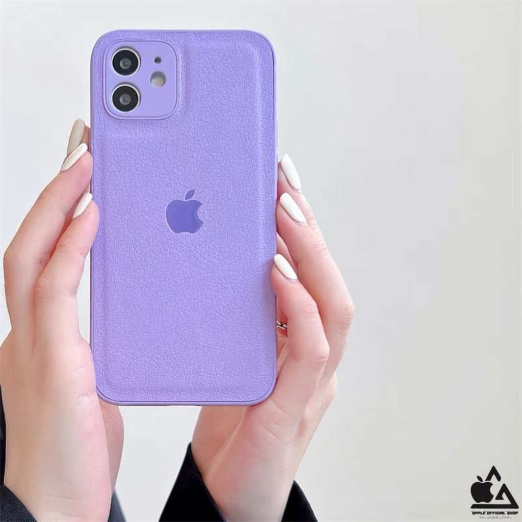 PREMIUM SOFTCASE LEATHER Case REDMI 10C FUZE SOFT CASE Kulit With Logo Silicone Silikon Hardcase Camera Protection
