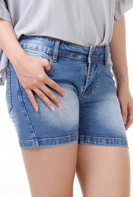 Celana Pendek Wanita Jeans Melar JSK 6062\ud83d\udd3aHotpants Jeans Stretch Cewek/Trendy/Gaul/Santai/Elegan