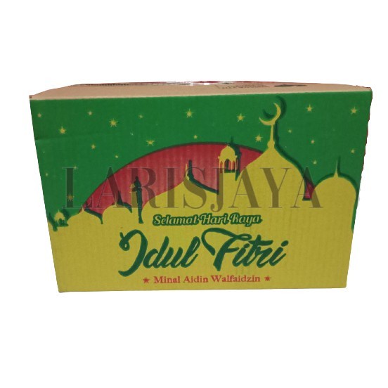 

DISKON !!! Kardus Idul Fitri / Kardus Lebaran / Kardus Parcel Warna Kuning Mini (Uk. 31x21x19) 10pcs