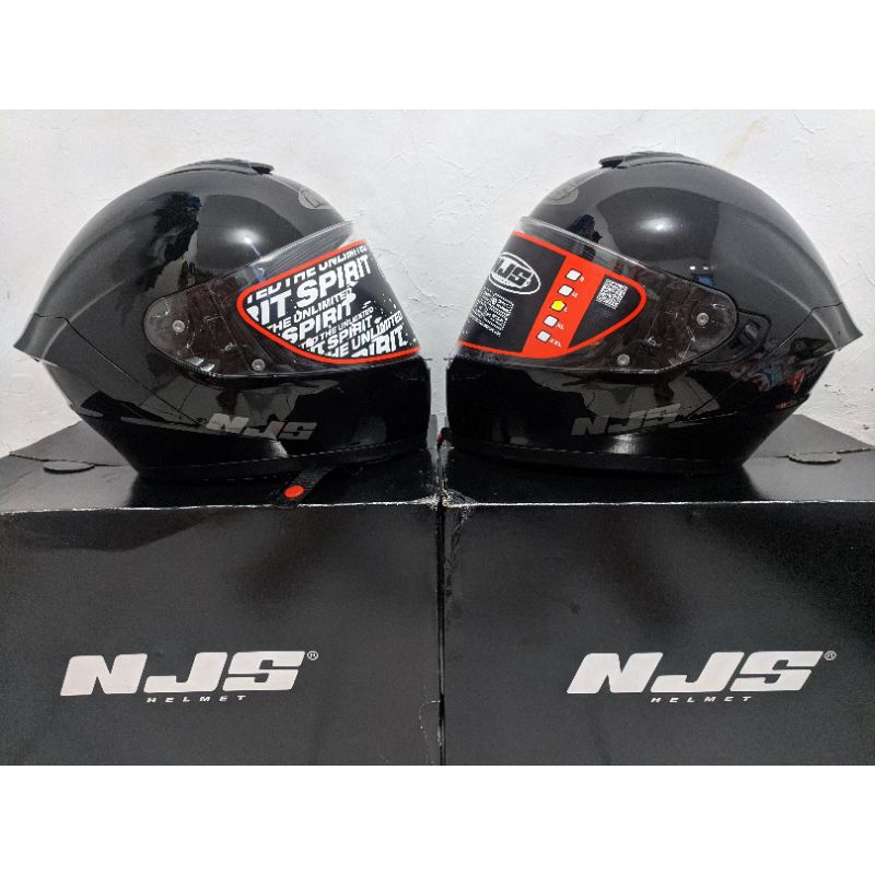 NJS ZX-1 SOLID BLACK GLOSS