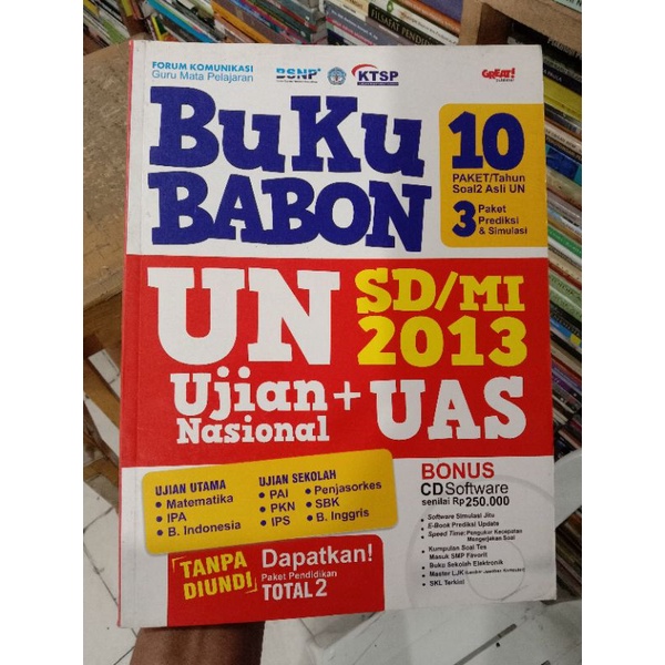 Buku Babon UN 2013 SD/MI.