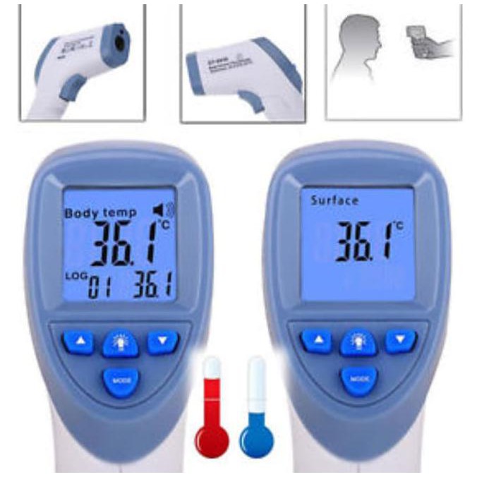 Dt-8836 1.3" Lcd Non-Contact Forehead Infrared Thermometer