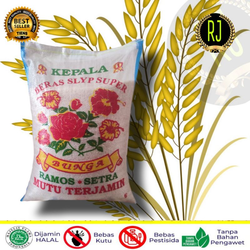 

RJ-BERAS KEPALA SLYP SUPER CAP BUNGA (LITERAN & kg ) 5LITER, 10LITER & 20 LITER