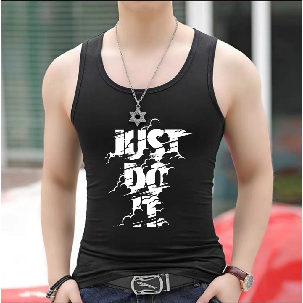 ALIPIO - SInglet DO IT / singlet motf / singlet cowok / kaos santai