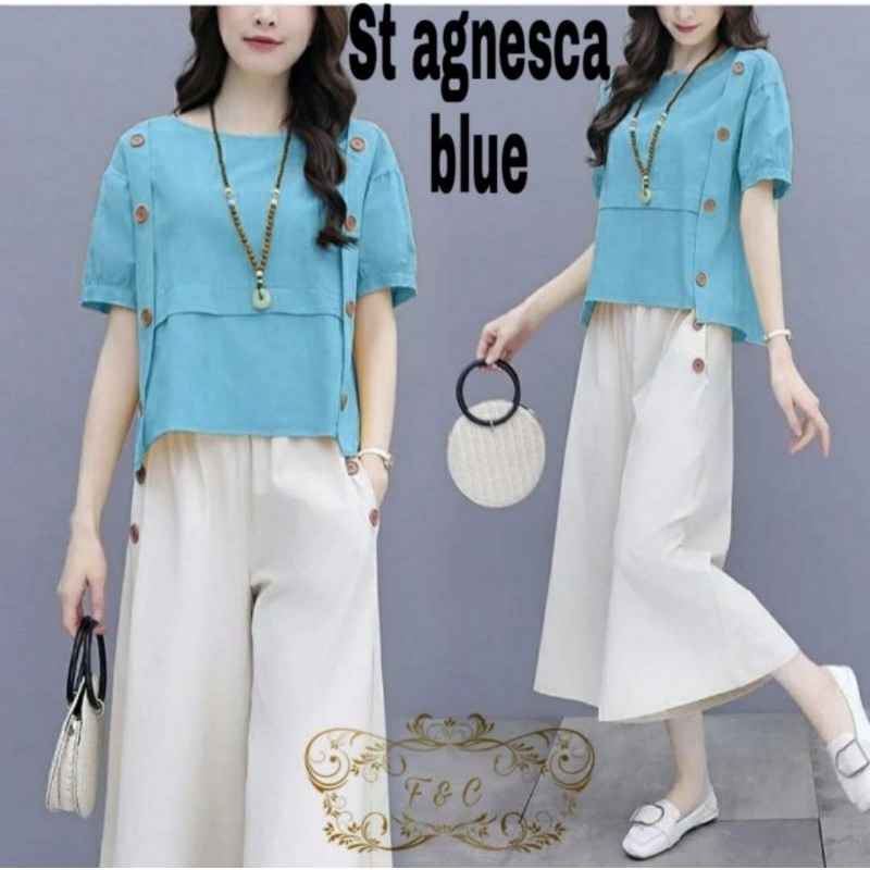 Baju wanita/setelan wanita/celana kulot wanita