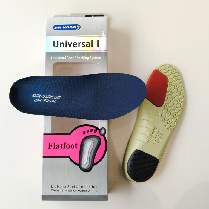 INSOLE SEPATU DR KONG UNIVERSAL I (FLATFOOT)