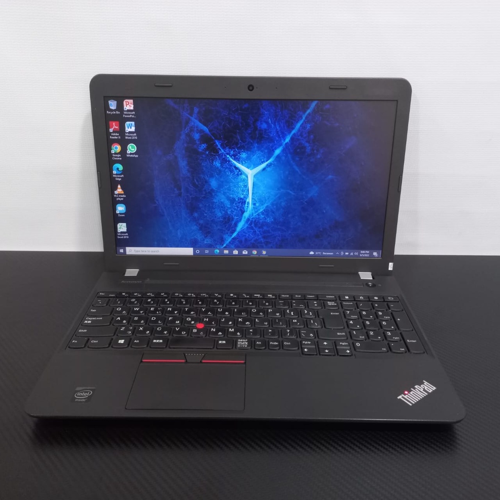 Laptop Lenovo E550 Intel Celeron 3205U Ram 4GB HDD 500GB Win 10 - Siap pakai