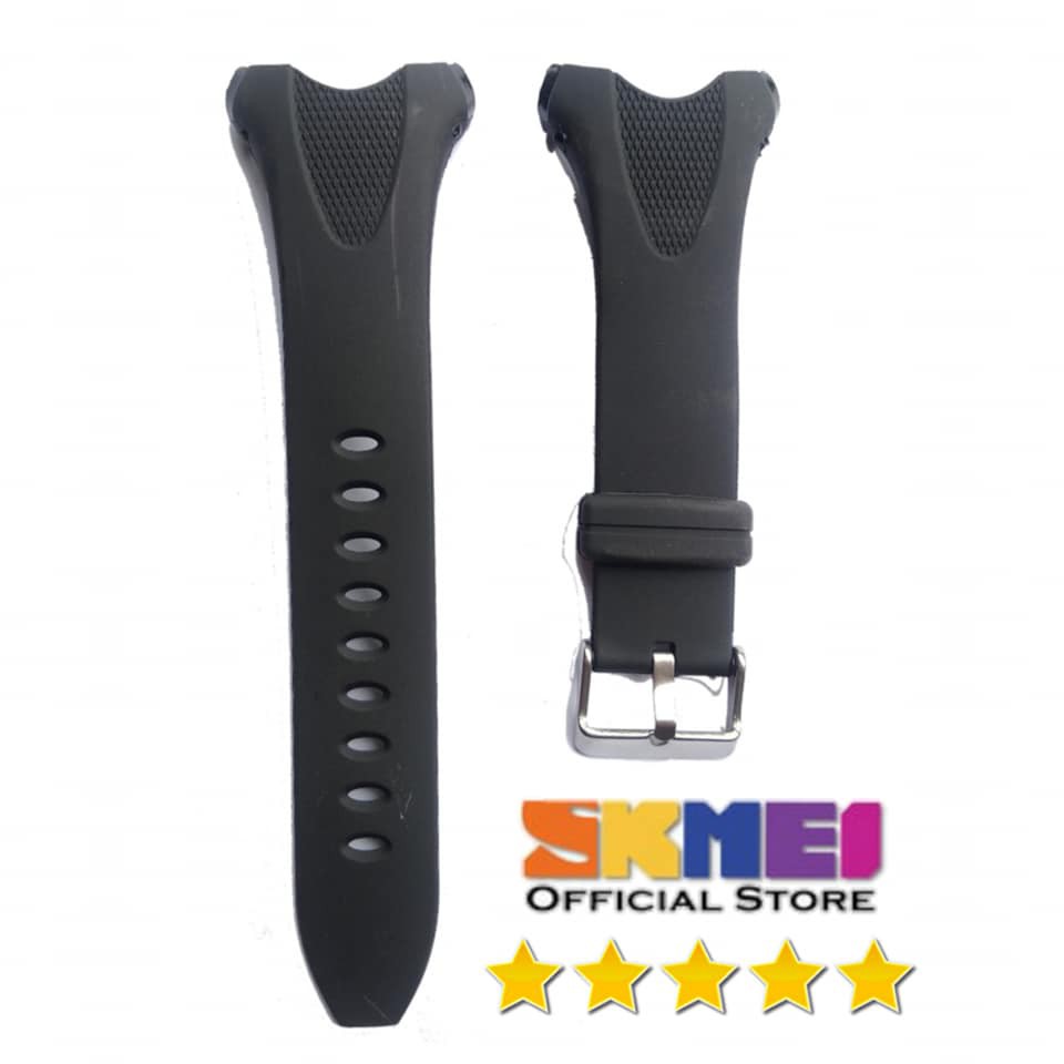 Strap Tali jam Tangan Skmei 1025 Skmei DG 1025 Skmei 1025 Hitam