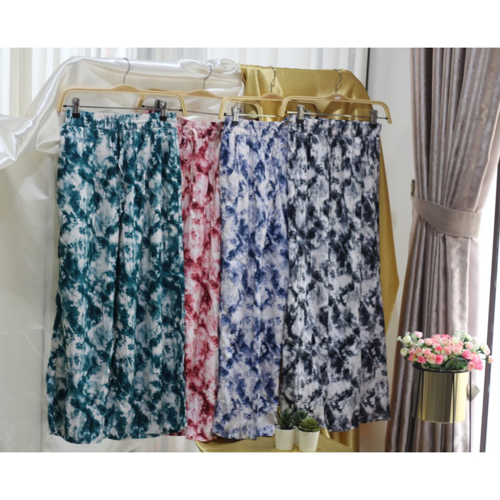 Celana Panjang Kulot Tie Die Bali Wanita