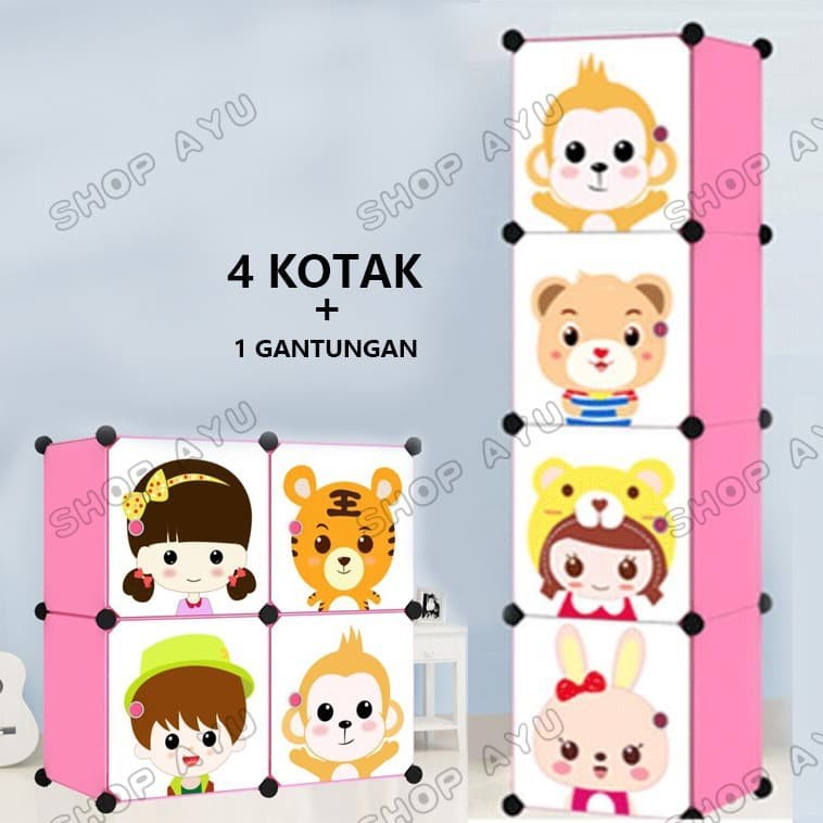 rak pakaian gantung portable awet promo kekinian minimalis B9C9 lipat multifungsi terbaru hitam kabi