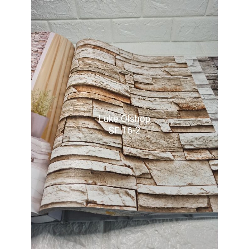 Wallpaper Dinding Motif Batu Alam