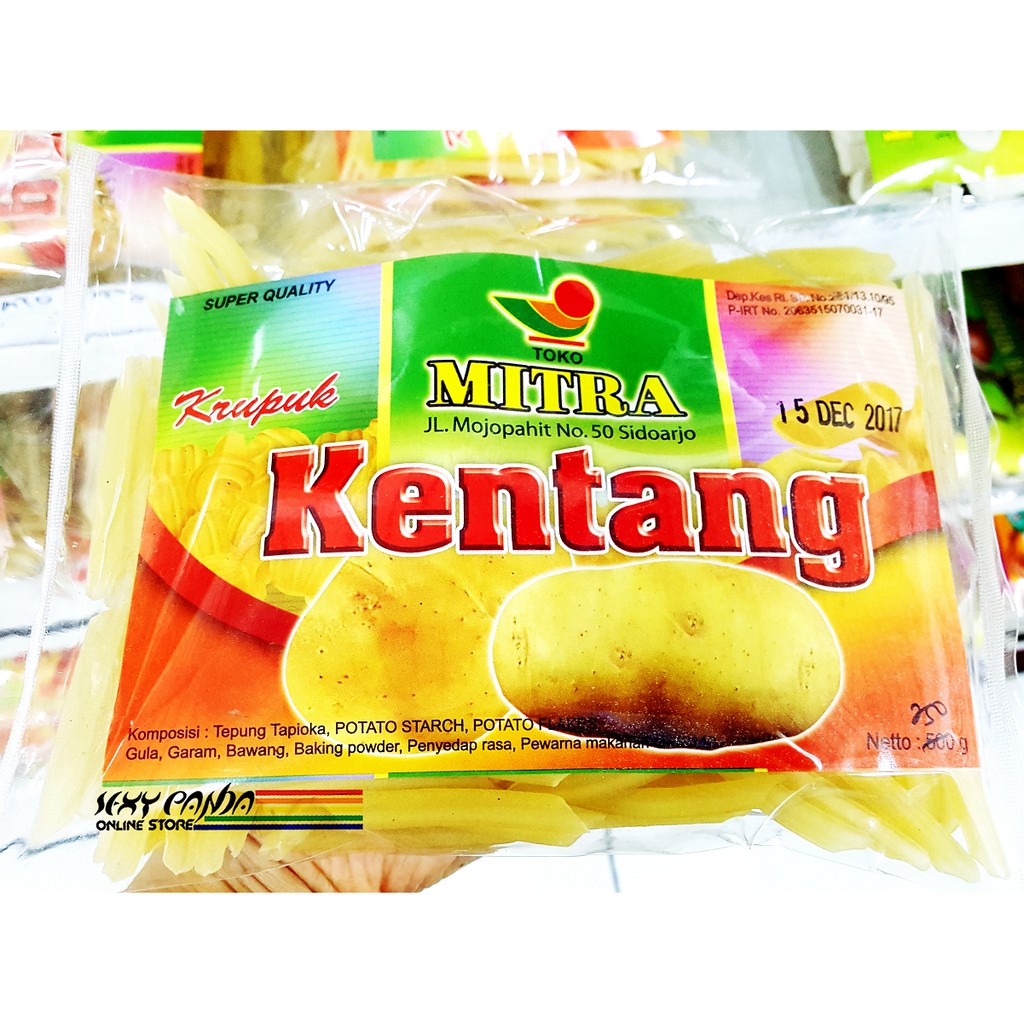 Kerupuk Kentang SUPER MITRA SIDOARJO 250 gram Kerupuk