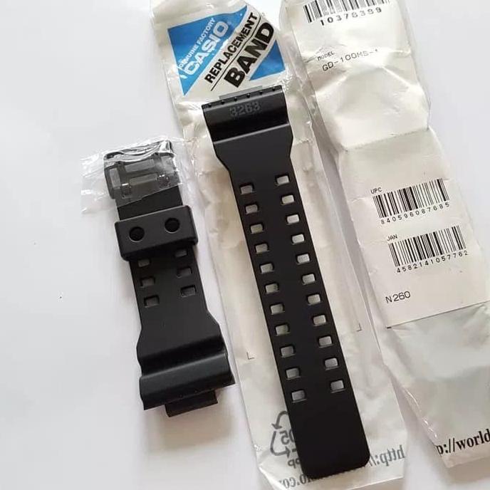 Strap / Tali Jam Casio G-Shock Gd-100Ms-1 Original Bisabuat Ga-100 Dll Terbaru