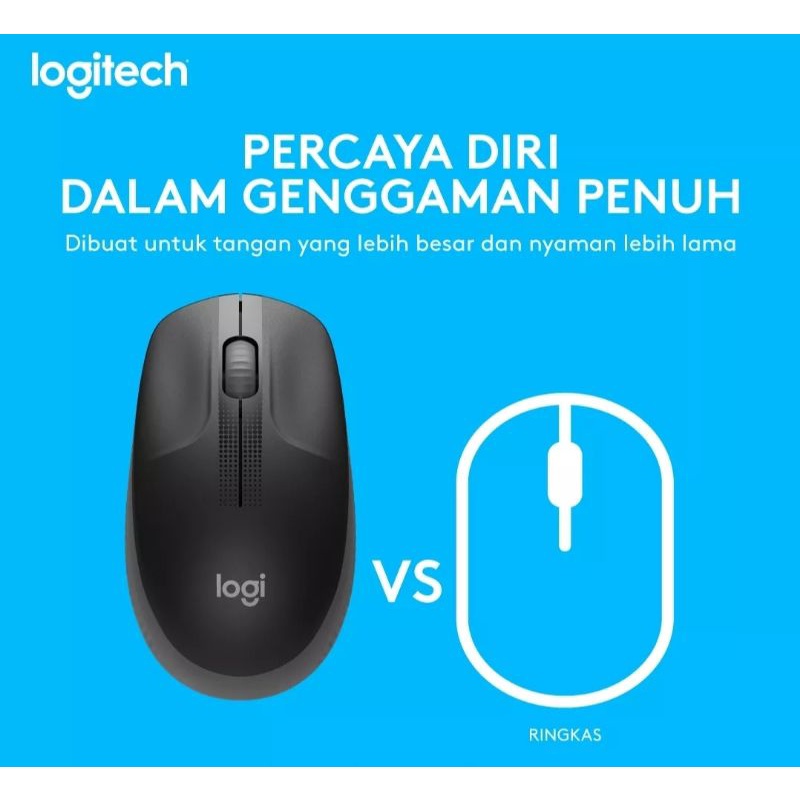 Mouse Logitech M191 Full Size Wireless Mouse Original