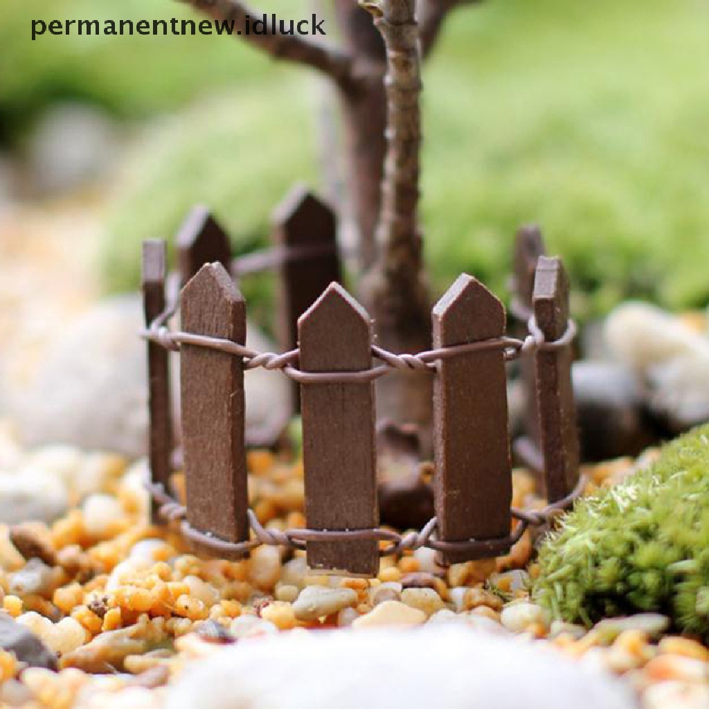 5 Pcs Miniatur Pagar Kayu Untuk Dekorasi Taman Rumah Boneka