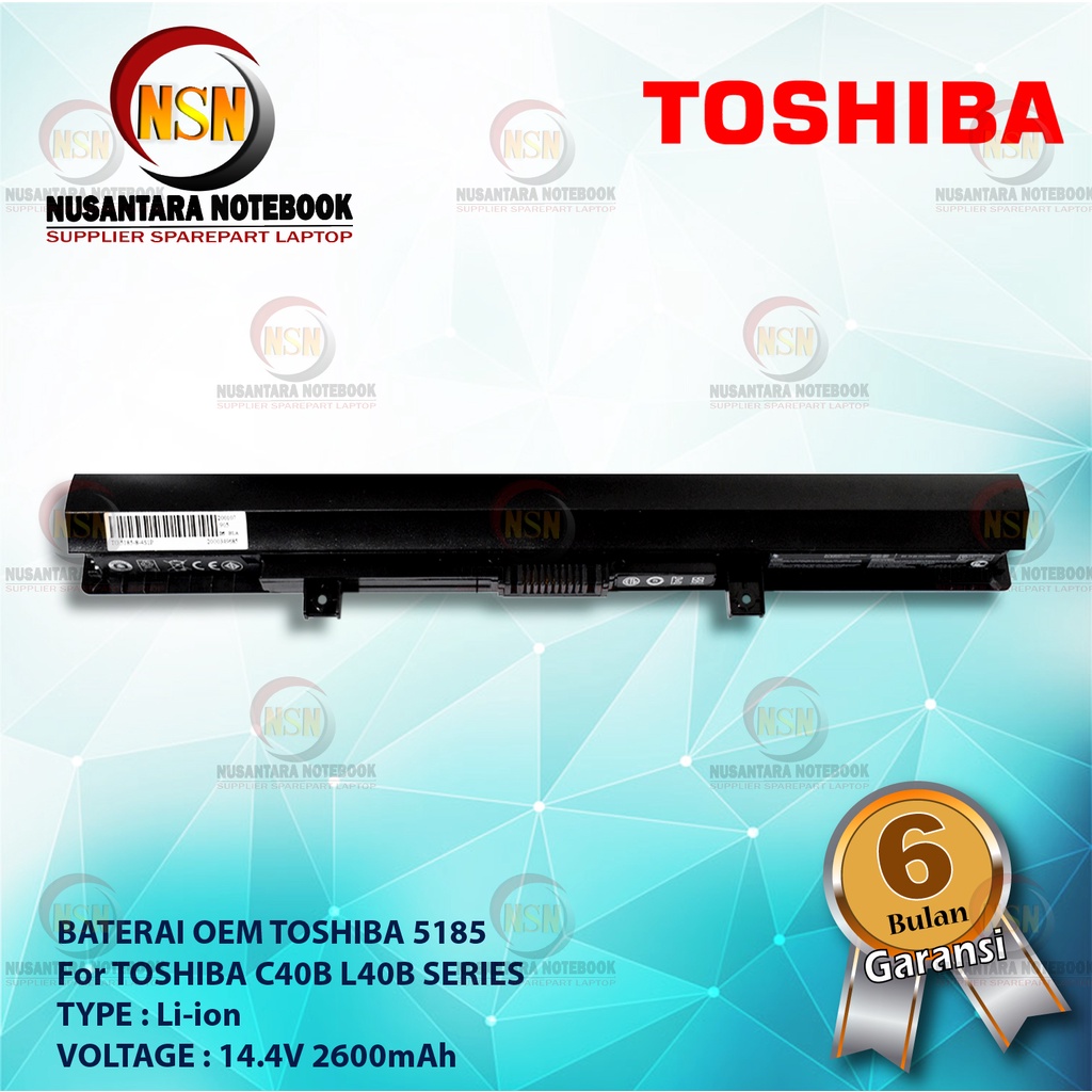 Baterai OEM Toshiba Satellite PA5185