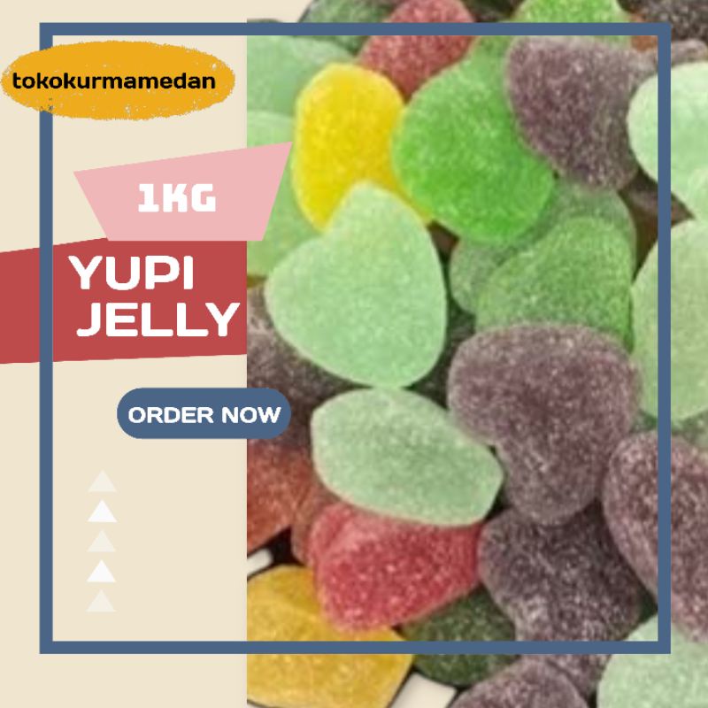 

[500gr] PERMEN YUPI JELLY WAISUN - YUPI KEMBANG GULA JELI WARNA WARNI