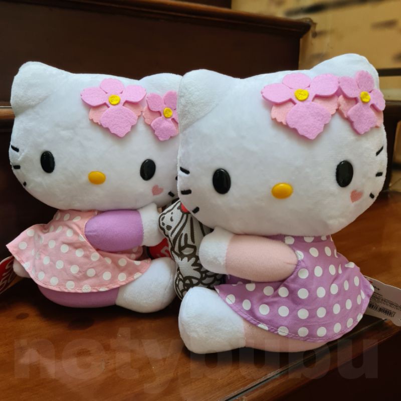 Hello Kitty Singapore 50th SG50 Collaboration Plush Doll Set Sanrio