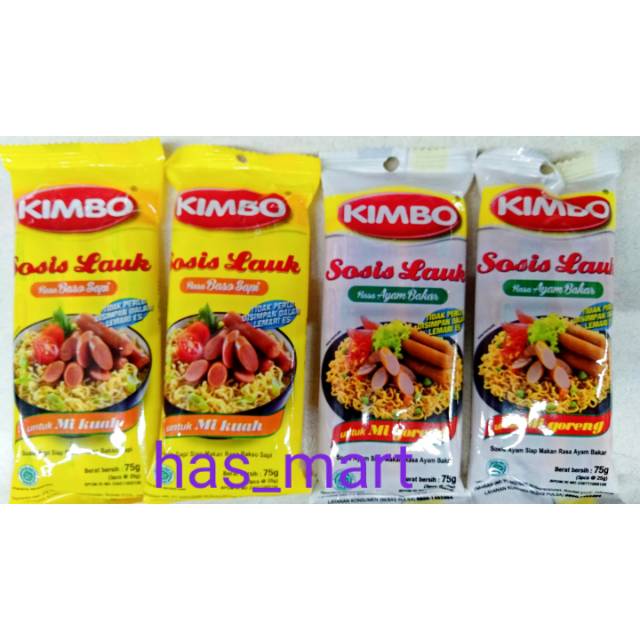 

KIMBO sosis siap makan 75 gram isi 3 stick