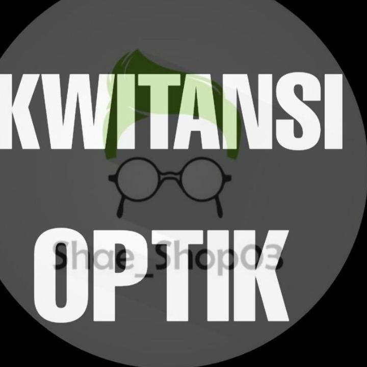 87B KUITANSI OPTIK✱ (Best Terlaris)Big sale ➻