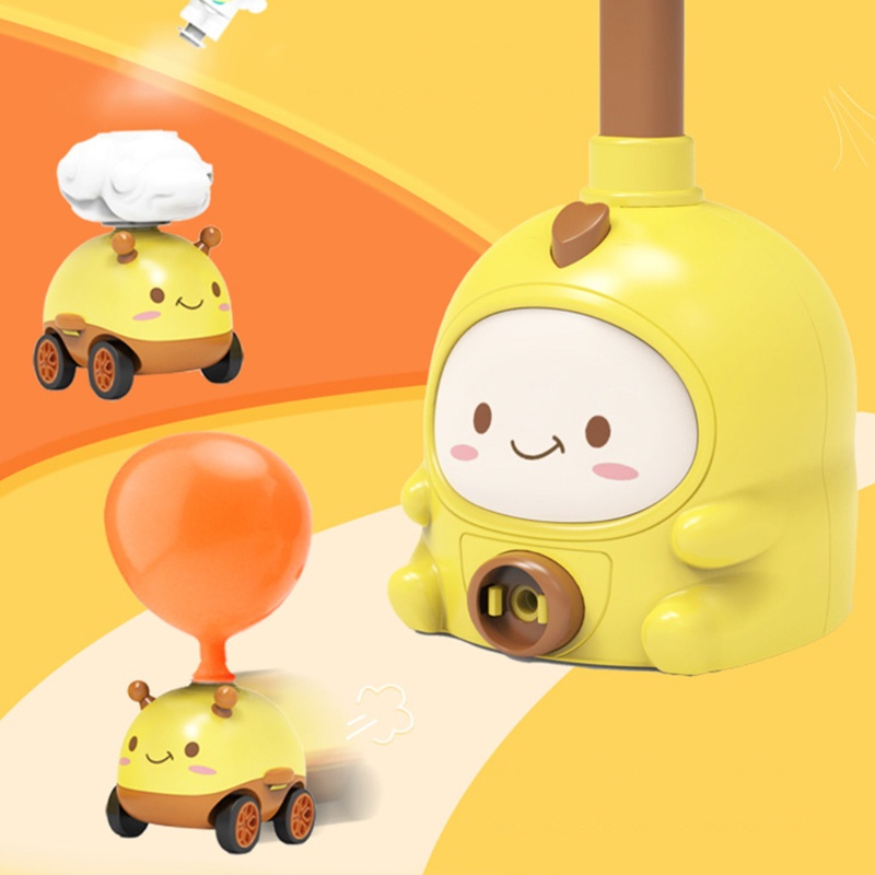 Mary Novelty Hadiah Model Kendaraan Anti-Tabrakan Balon Mobil Dengan Pompa Anak Hadiah Xmas