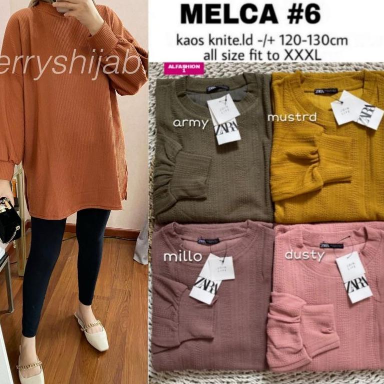 zeba knitwear kaos oversize ori alfashion baju atasan wanita kekinian tunik kaos import tunik jumbo 