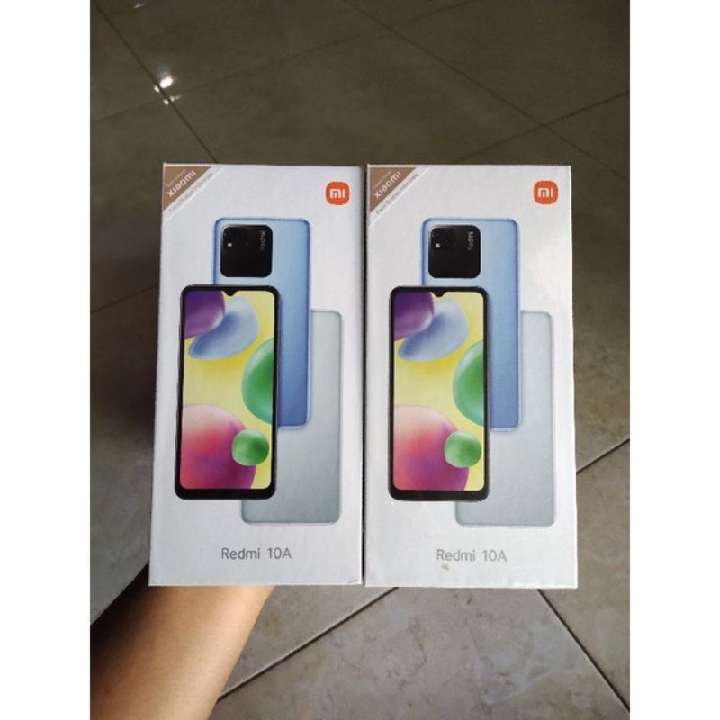 NEW/BARU XIAOMI REDMI 10A RAM 3 ROM 64 3/64 GB ORIGINAL GARANSI RESMI TAM 3 TAHUN MI LITE PAD PRO PR
