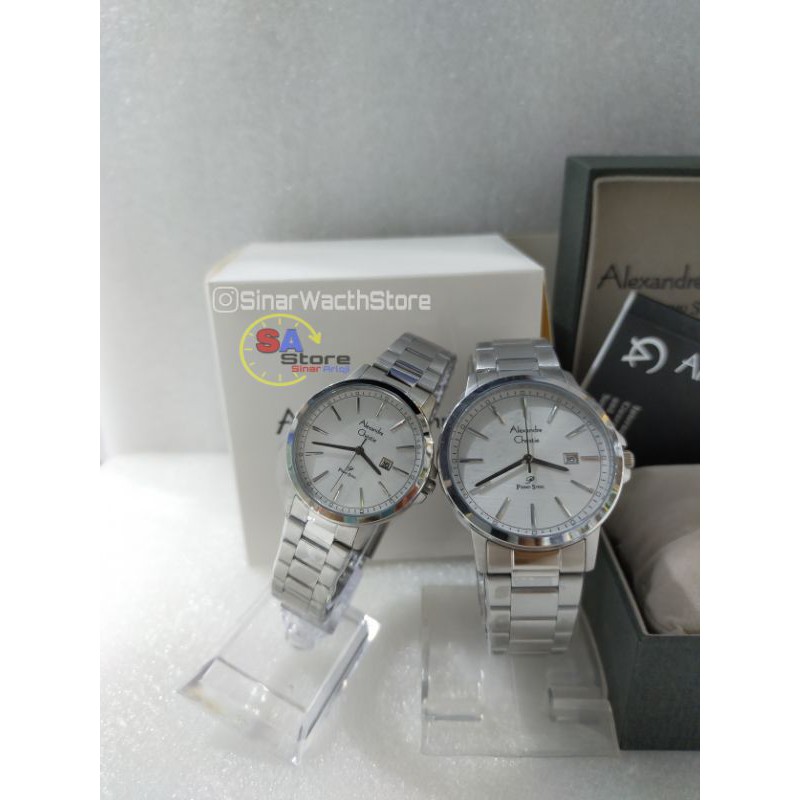 (Bisa satuan) Alexandre Christie 1014MD / LD Jam tangan Couple / AC 1014 MD / LD