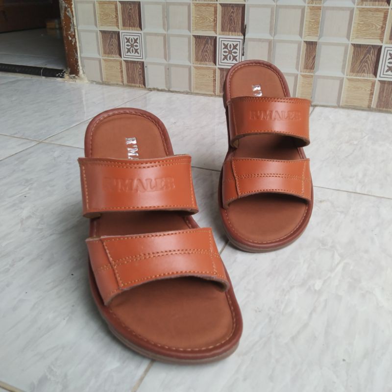 sandal pria kulit asli murah