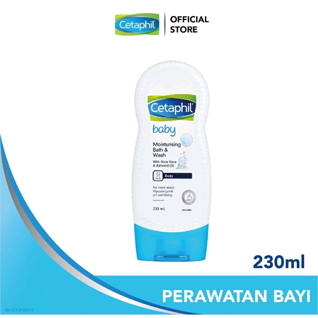 CETAPHIL BABY MOIST BATH &amp; WASH 230ML / SABUN BAYI