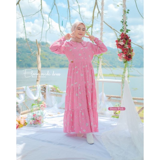 Dress Elena Midi By Yasmin
