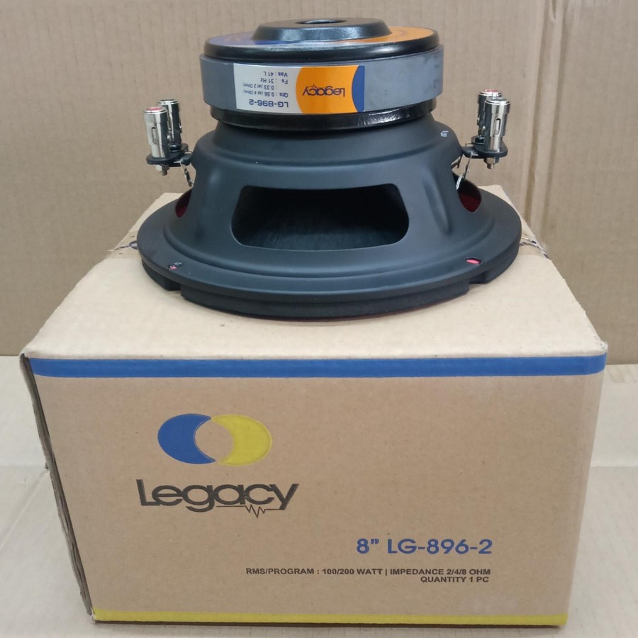 Speaker Subwoofer 8 inch Legacy 8 LG 896-2 . Subwoofer 8&quot; Legacy 896