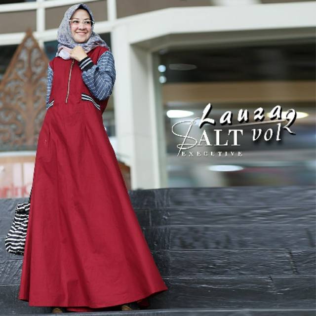 Gamis / dress / maxi wanita lauza ori salt executive