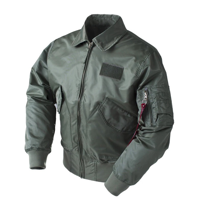 DISKON 2018 dropship tactical army military CWU/45P Bomber Jacket Men Flight baseball top gun