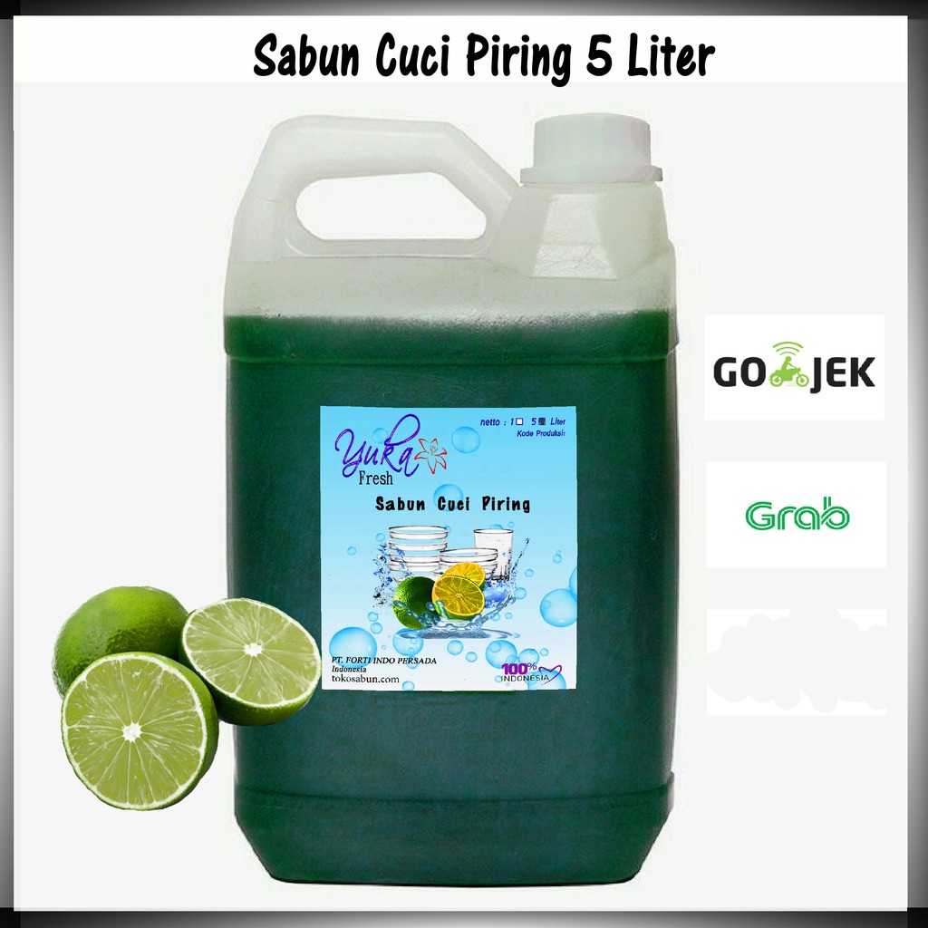 YUKA Sabun Cuci Piring 5 Liter (Gojek)