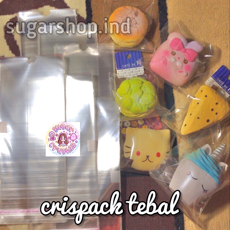 [BUKAN SQUISHY] crispack tebal by sugarshop.ind