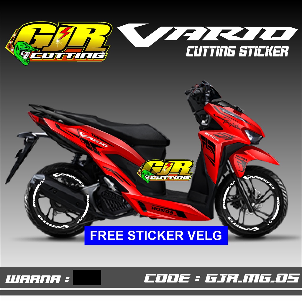 Jual Cutting Sticker Vario - Aksesoris Motor Cuting Honda Vario 125