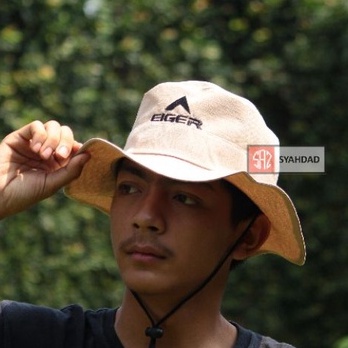 Topi rimba polos pria wanita outdoor topi gunung tali distro