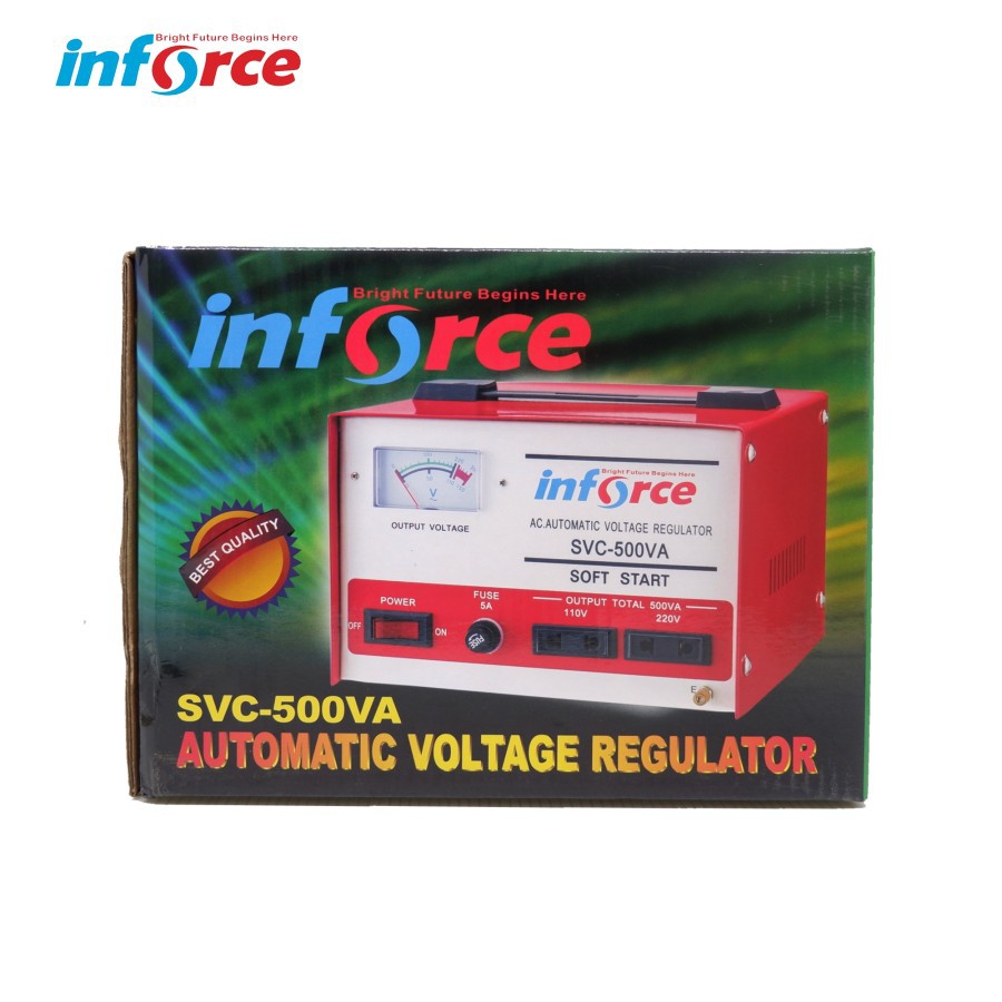 STAVOLT MOTOR INFORCE SVC 500VA 500 VA STABILIZER